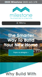 Mobile Screenshot of milestonehomes.co.nz